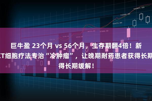 巨牛盈 23个月 vs 56个月，生存期翻4倍！新型iNKT细胞疗法专治“冷肿瘤”，让晚期耐药患者获得长期缓解！