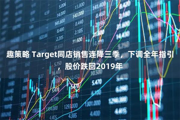 趣策略 Target同店销售连降三季，下调全年指引，股价跌回2019年
